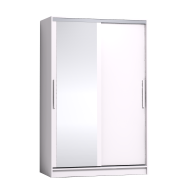 Шкафы-купе 2-х дверные, Шкаф-купе 2-дв  Strike 1350 зеркало/лдсп  (в2105*ш1350*г595)