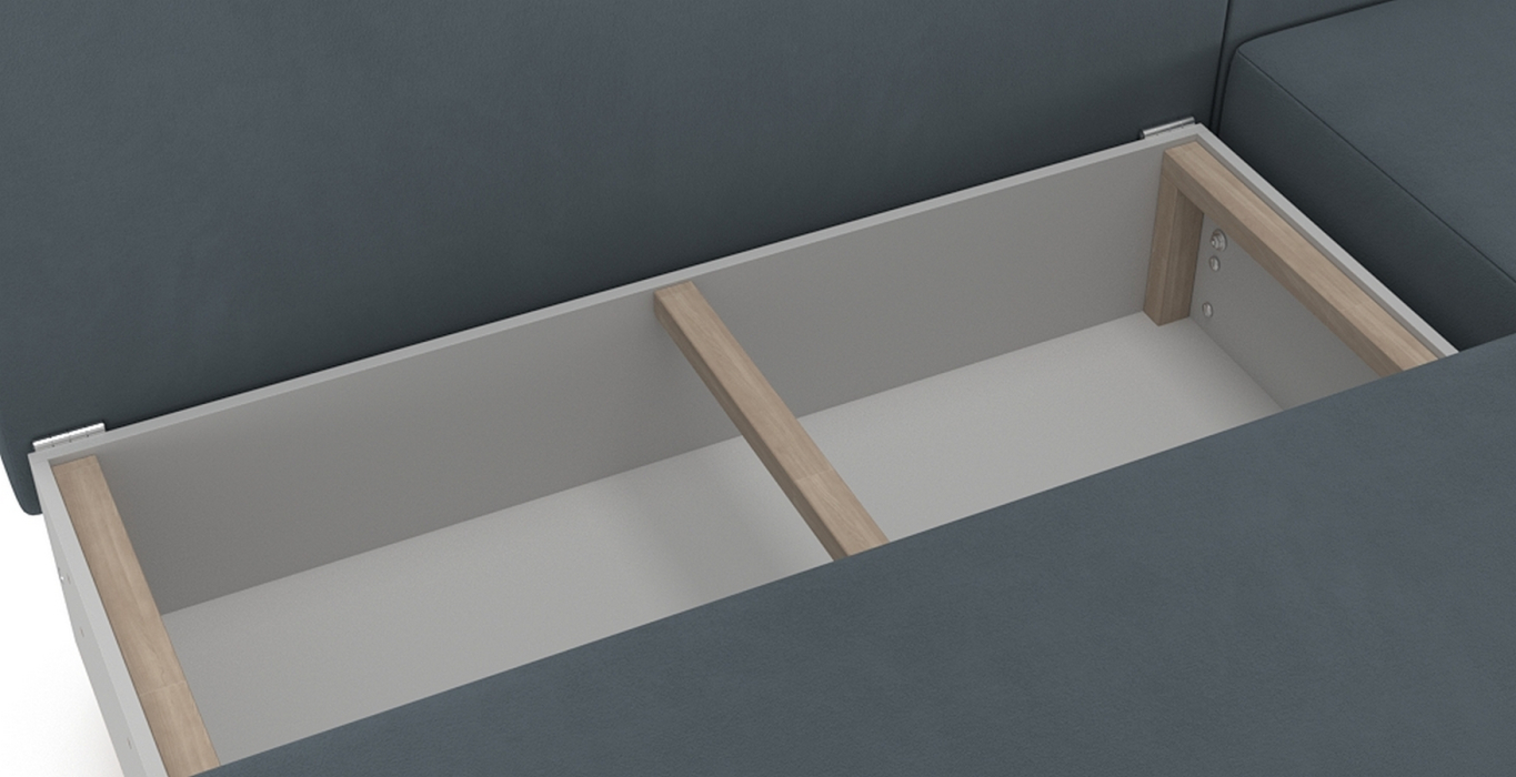 Диваны угловые в гостиную, Угловой диван Каир Lux, велюр, правый