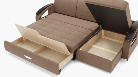 Угловой диван Дубай-1 с оттоманкой ППУ, велюр