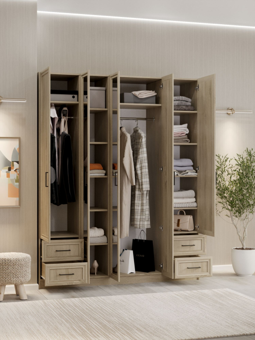 Для одежды, Шкаф распашной МДФ ШК-5/7