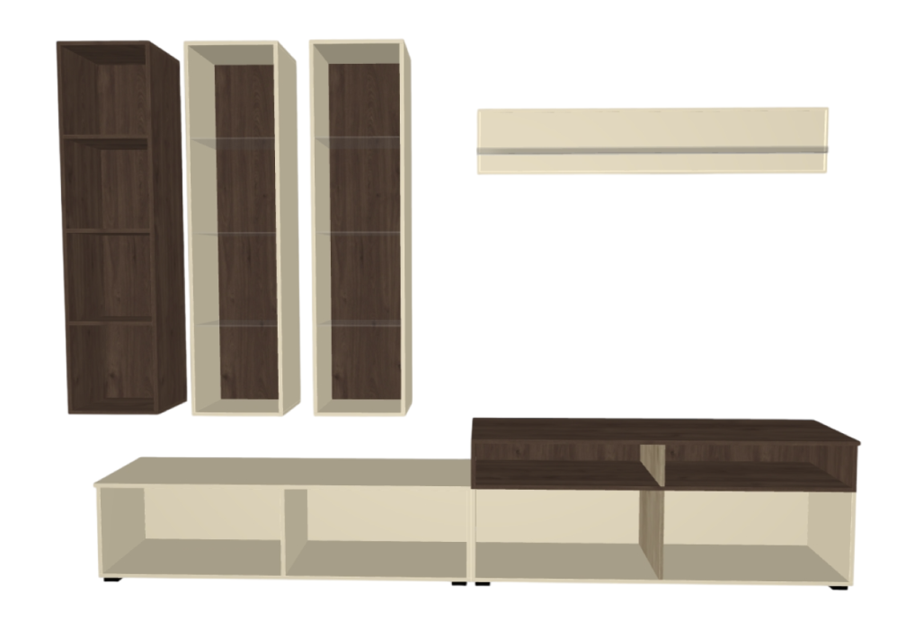 Стенки для гостиной, Модульная гостиная Стелла композиция 5