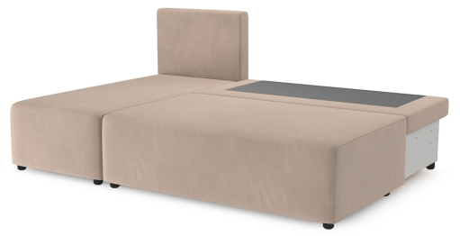 Угловой диван Каир Lux, велюр, левый