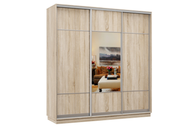 Шкаф-купе Премьер Лайт 43 (08;05;08) трехдверный