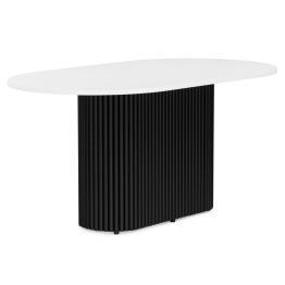 Стол Барон О 160 х 90 (черные ноги)