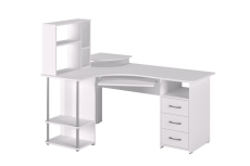 Угловые компьютерные столы, Стол компьютерный С-237 с полкой СЕ-237