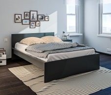 Кровати 140 см, Кровать (1400) Леон/Бруклин СБ-3368