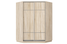 Угловые шкафы, Шкаф-купе Премьер Лайт 71 угловой (08;08) двухдверный