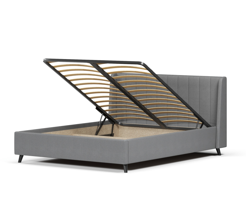 Мягкая кровать, Кровать Милла 180, велюр