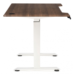 Компьютерный стол Маркос с механизмом подъема 140х80х75, белый