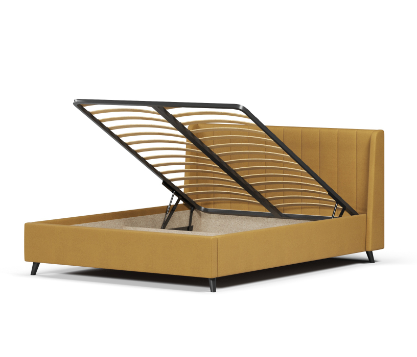 Мягкая кровать, Кровать Милла 140, велюр