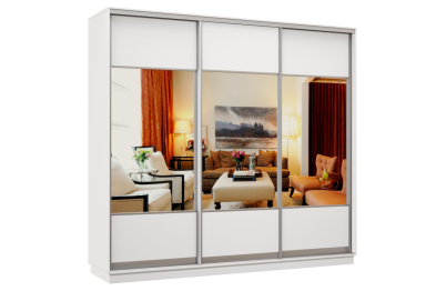 Шкаф-купе Премьер Лайт 58 (05;05;05) трехдверный