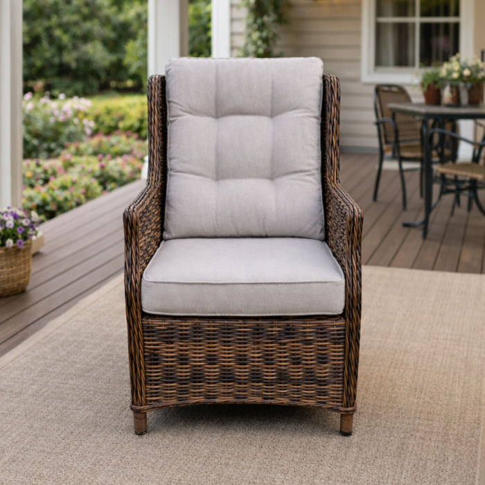 Кресла, Кресло NICOLE коричневое