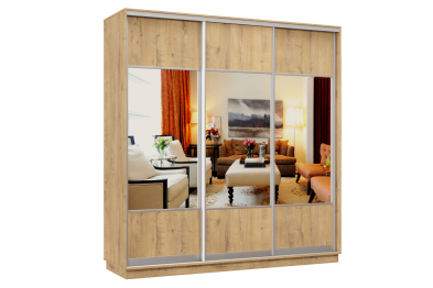 Шкаф-купе Премьер Лайт 35 (05;05;05) трехдверный