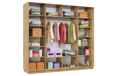 Шкаф-купе Премьер 58 (01РЧ;01РЧ;01РЧ) фасады ромб чёрный/трёхдверный/Профиль чёрный муар