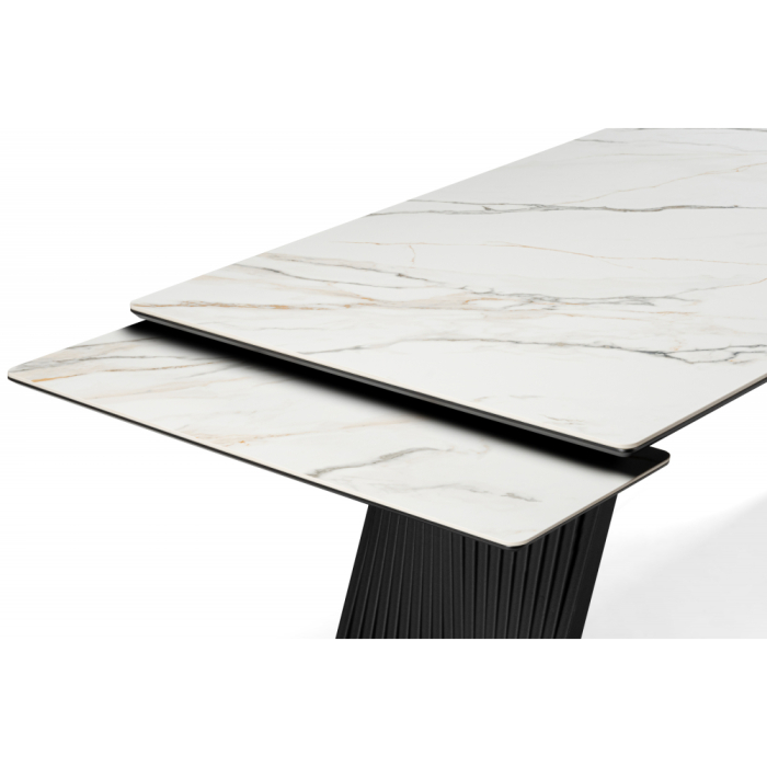 Обеденные столы, Керамический стол Вейв new 160(220)х89