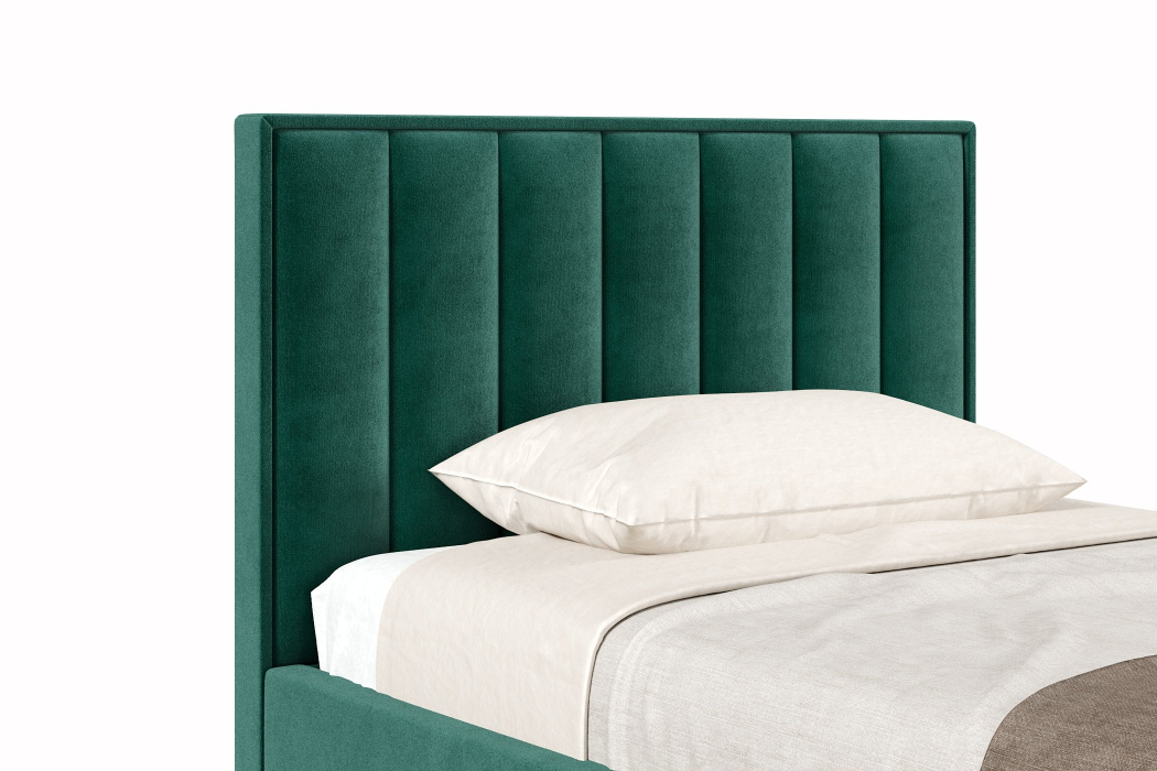 Мягкая кровать, Кровать Анкона 1200, велюр