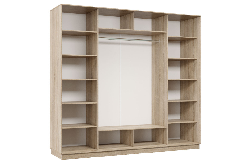 Шкафы-купе 3-х дверные, Шкаф-купе Премьер Лайт 58 (05;05;05) трехдверный