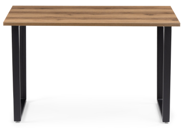 Стол деревянный Лота Лофт 120 25 мм (черный матовый)