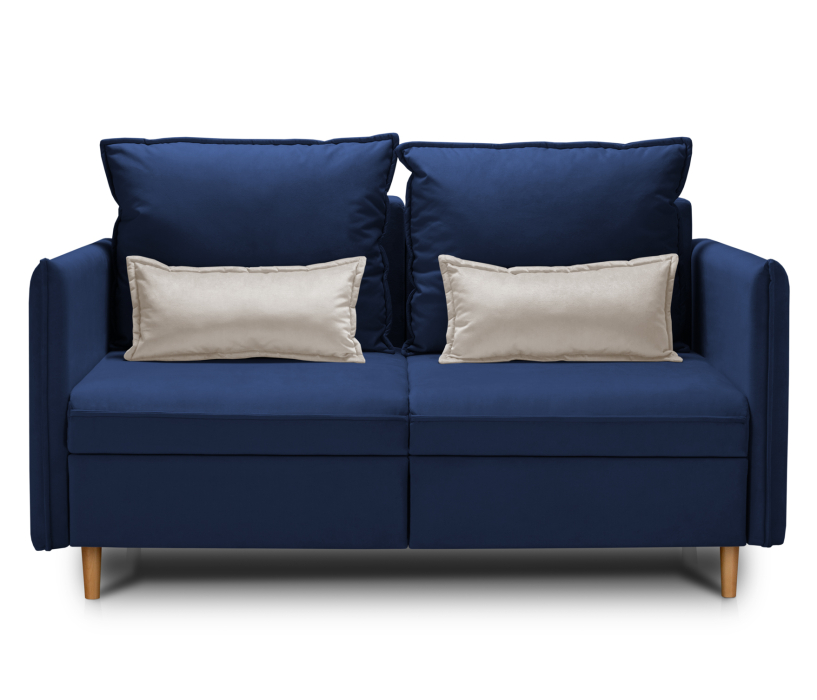 Дизайнерские диваны для гостиной, Диван кровать Оливер 120, микровелюр