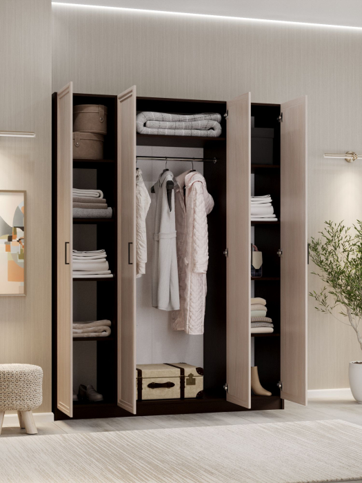 Для одежды, Шкаф распашной МДФ ШК-4