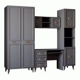 Стол Валенсия письменный (1100х600х750) золото