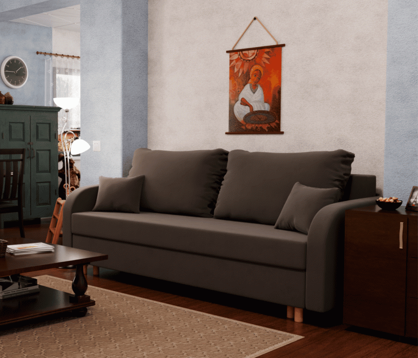 Диваны еврокнижки, Прямой диван Оазис,еврокнижка,велюр