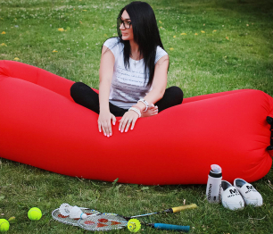 Надувной шезлонг (ламзак, биван) Airpuf