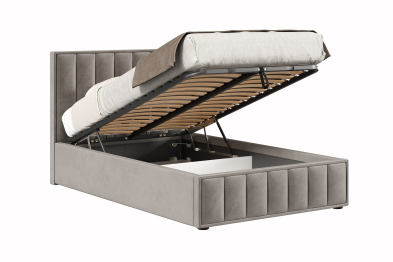 Кровать Анкона 1200 с подъёмным механизмом, велюр