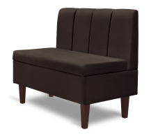 Маленькие диваны, Диван прямой на ножках Лео 88, микровелюр