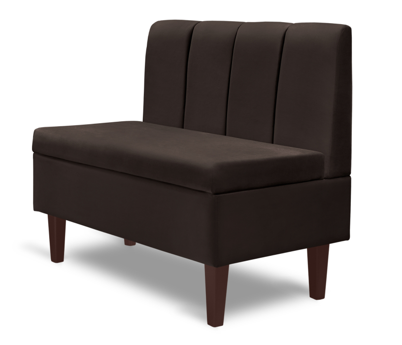 Маленькие диваны, Диван прямой на ножках Лео 88, микровелюр