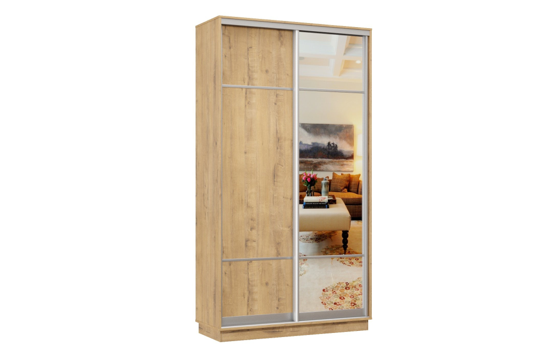 Шкафы-купе, Шкаф-купе Премьер Лайт 02 (08;11) двухдверный