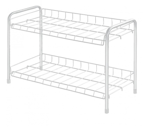 Этажерка для обуви разборная низкая 2 полки 660х280х440мм