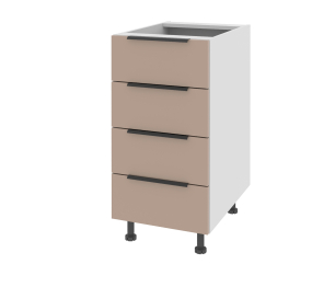 Тумба напольная с 4- мя ящиками 40 х 82 см Фиджи