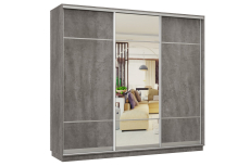 Шкафы-купе 3-х дверные, Шкаф-купе Премьер Лайт 59 (08;11;08) трехдверный