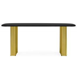 Деревянный стол Бавария 200*90 (золотые ноги)