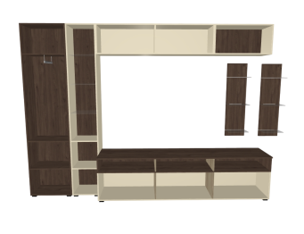 Модульная гостиная Стелла композиция 1