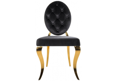 Стул Odda черный/золотой