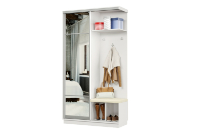 Прихожая Премьер 02 Лайт 11 Правая Мягкая