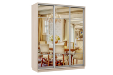 Шкафы-купе 3-х дверные, Шкаф-купе Премьер Лайт 24 (11;11;11) трехдверный