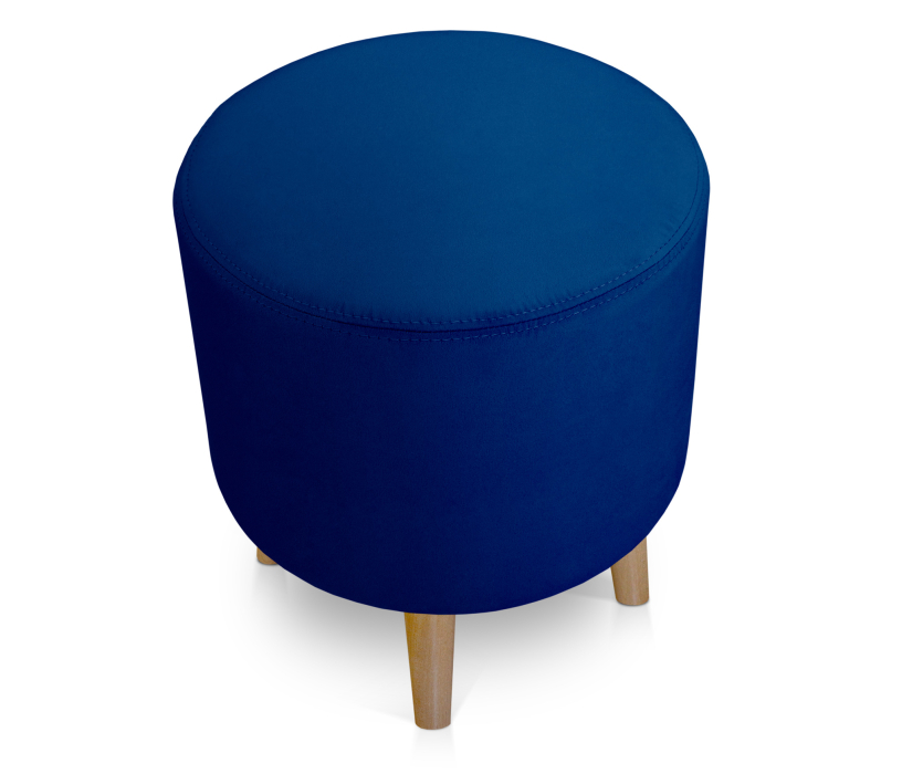 Банкетки, Пуфик круглый Ронд на высоких ножках, микровелюр