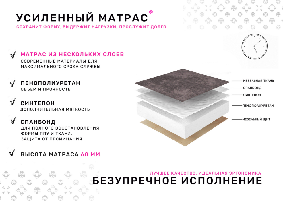 Дизайнерские диваны для гостиной, Диван-кровать Каир NEW, велюр