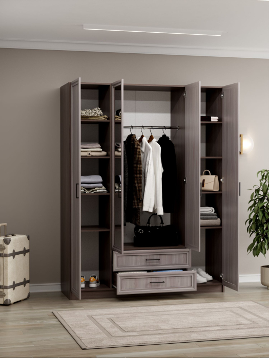 Для одежды, Шкаф распашной МДФ ШК-4/2