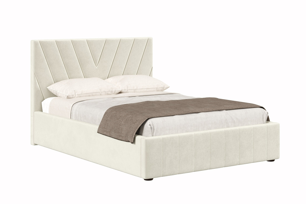 Мягкая кровать, Кровать Палермо 1200 с подъёмным механизмом, велюр