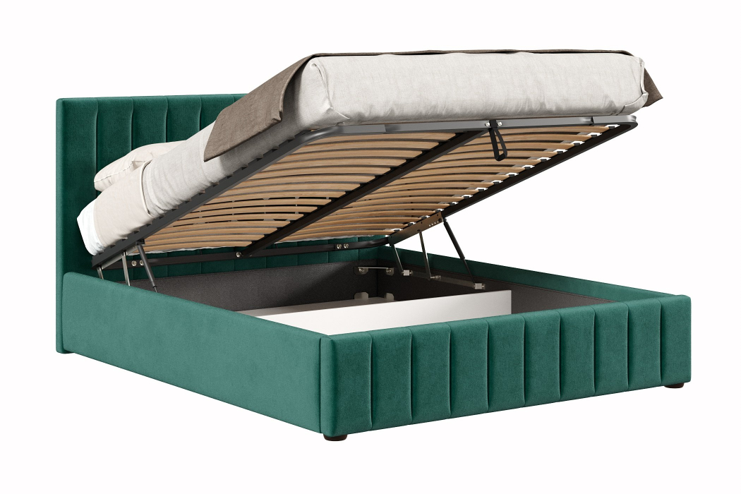 Мягкая кровать, Кровать Верона 1600 с подъёмным механизмом