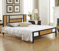 Кровати 160 см, Кровать в стиле лофт Бристоль 1.6