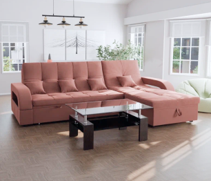 Модульный диван Майами-2,микровелюр,антивандальная ткань,венеция