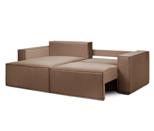 Диван угловой Чикаго со спальным местом, микровелюр