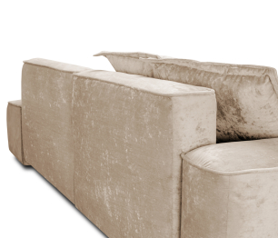 Диван угловой "Бали"со спальным местом, микровелюр