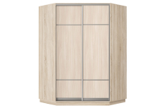 Угловые шкафы, Шкаф-купе Премьер Лайт 71 угловой (08;08) двухдверный