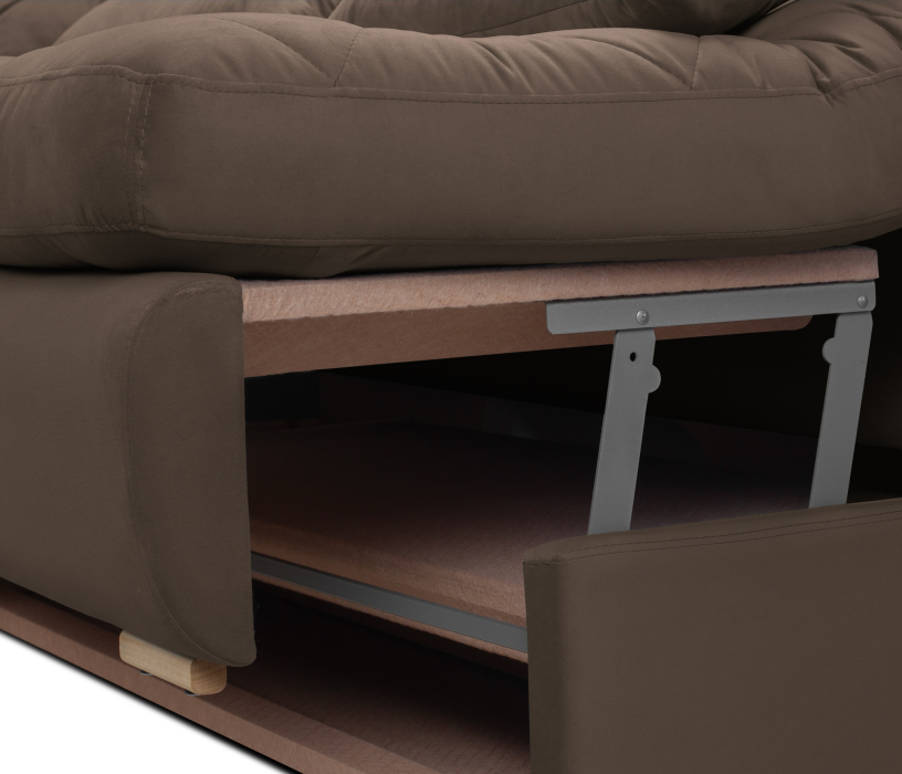 Диваны угловые в гостиную, Диван угловой модульный Борнео со спальным местом, велюр